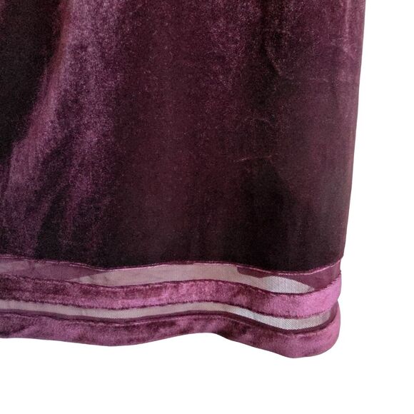 NWT Jessica Howard Wine Velvet Shift Dress 12P Petite - Picture 9 of 14